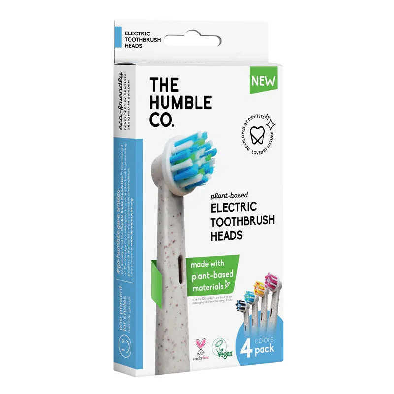 The Humble Co Plant-based Electric Toothbrush Head 4 pcs