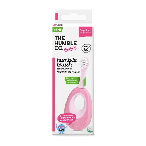 The Humble Co Baby Training Toothbrush - Pink