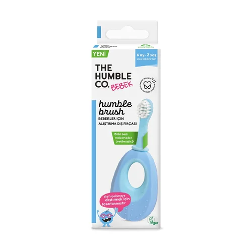 The Humble Co Baby Training Toothbrush - Blue