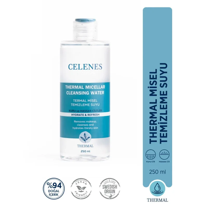 Celenes Thermales Mizellen-Reinigungswasser für trockene Haut 250ml