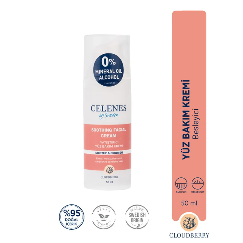 Celenes Moltebeere Beruhigende Gesichtscreme 50 ml