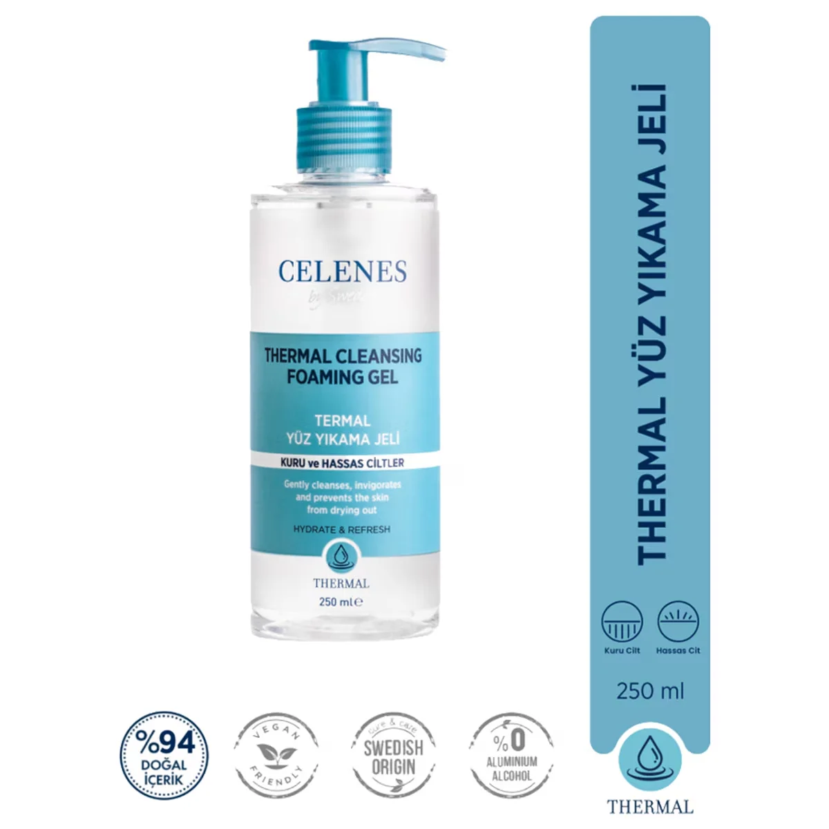 Celenes By Sweden Thermales Gesichtswaschgel 250ml