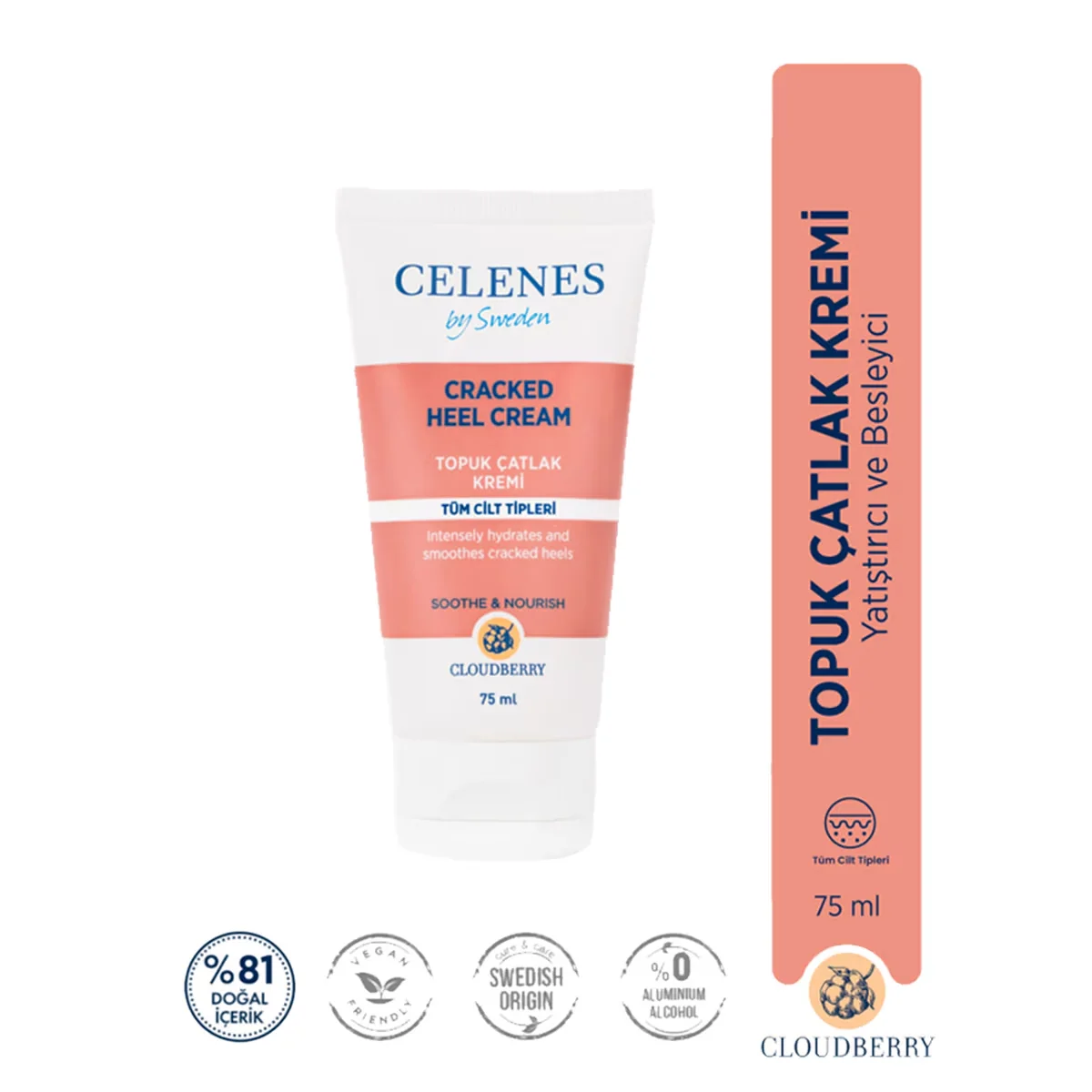 Celenes By Sweden Cloudberry Heel Crack Cream 75 ml