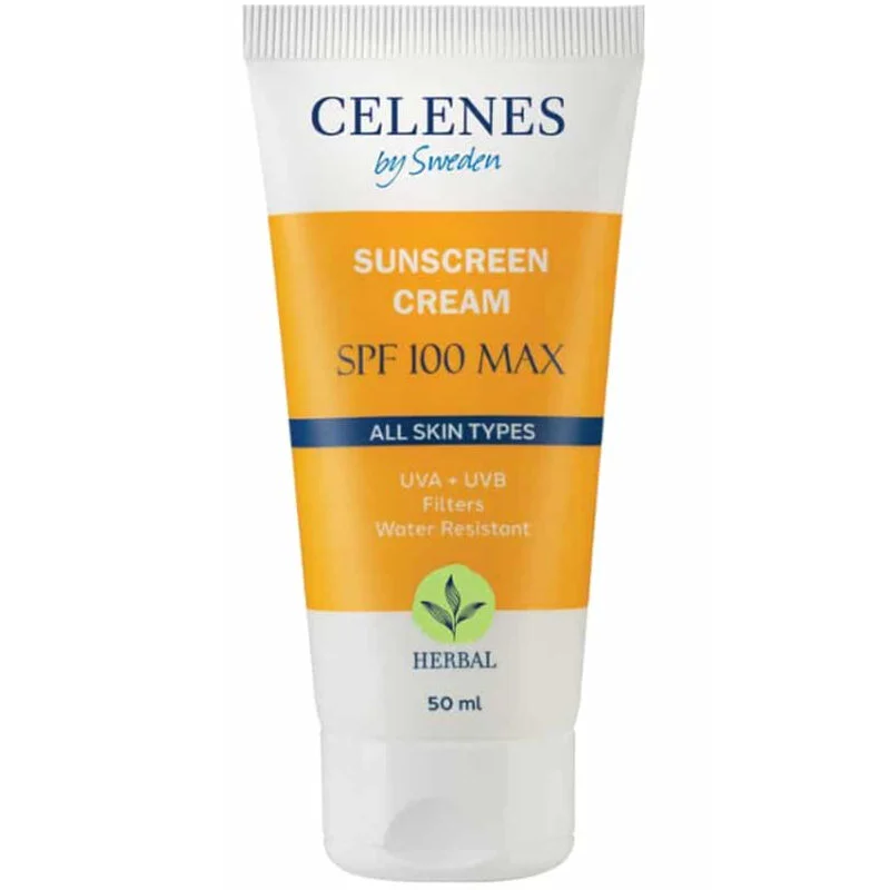 Celenes By Sweden Spf 100 max Sunscreen Cream 50 ml