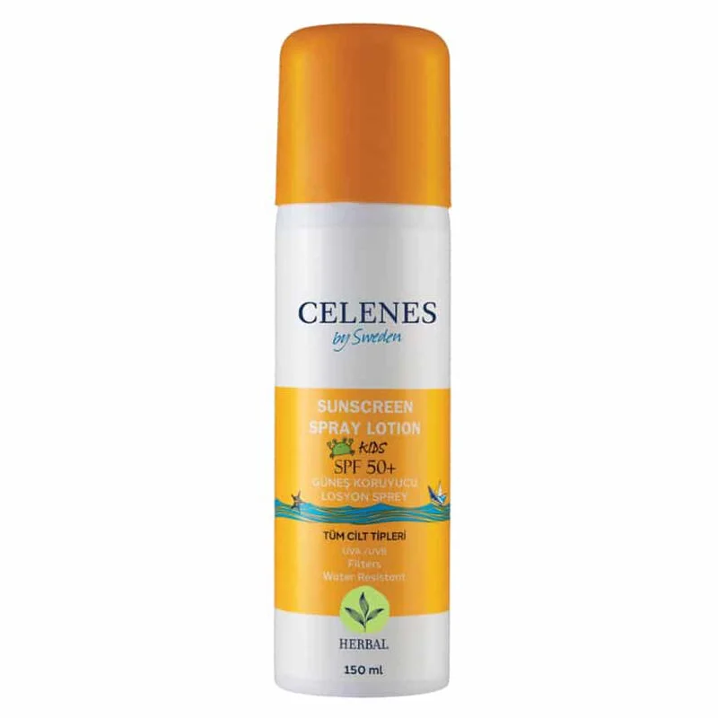 Celenes By Sweden Kids Spf+50 sunscreen Lotion Spray 150 ml