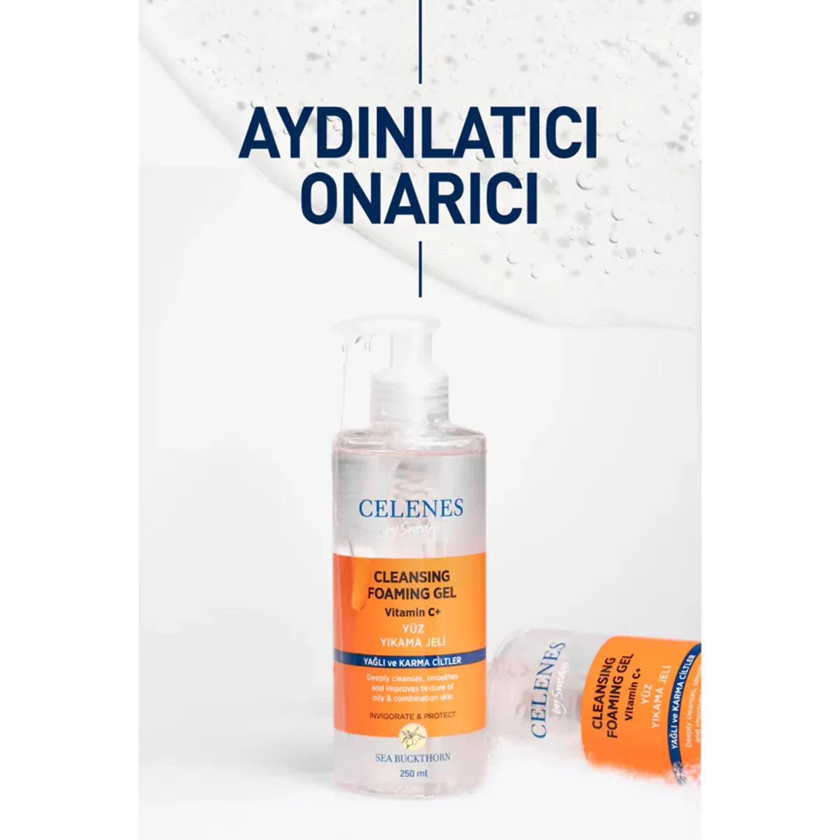 Celenes Sanddorn Schäumendes Gesichtswaschgel 250 ml