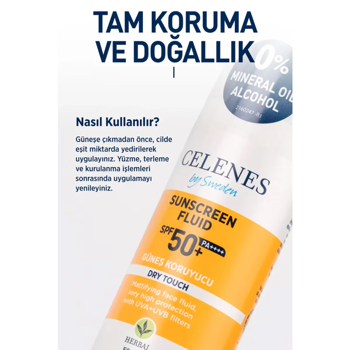 Celenes By Sweden Dry Touch Spf50+ Sunscreen 50 ml