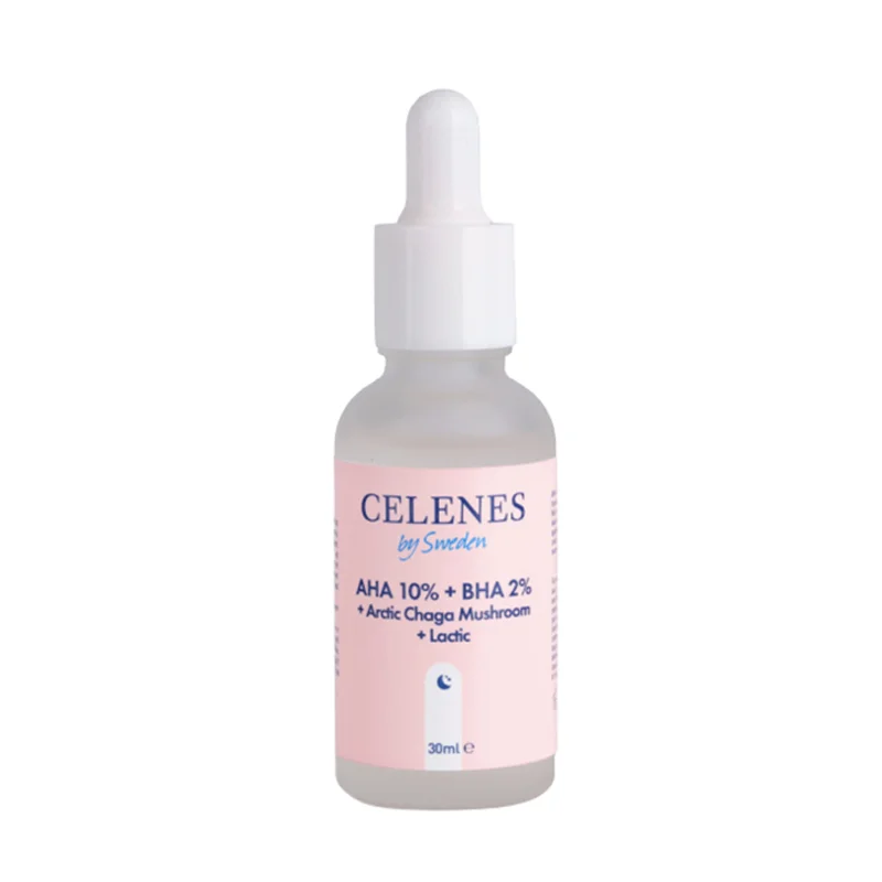 Celenes By Sweden Aha + Bha + Lactin + Arctic Chaga Mushroom 30 ml