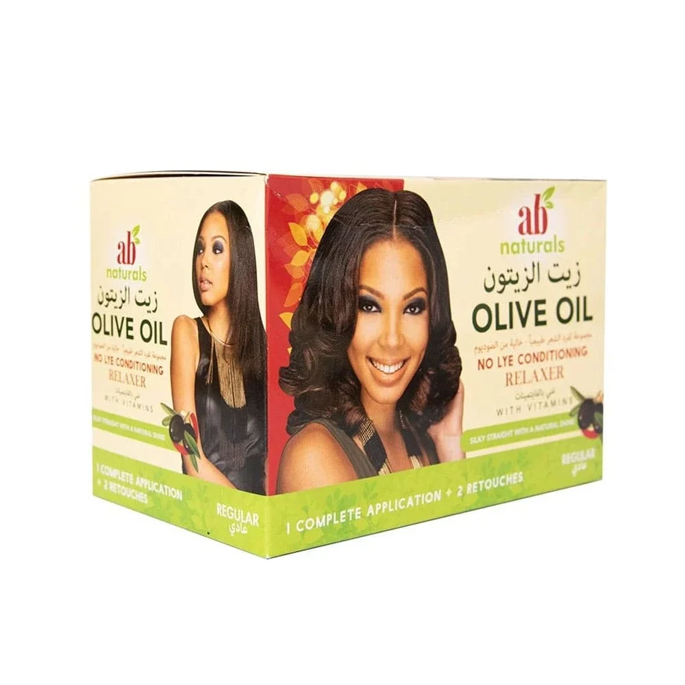 Normal Hair Straightening Set with Olive Oil by A.B. Naturals
