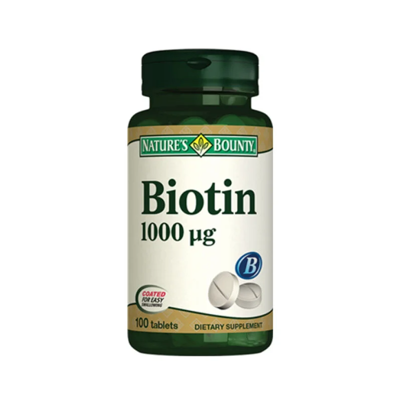 Nature's Bounty Biotin 1000 mcg Food Supplement 100 tablets