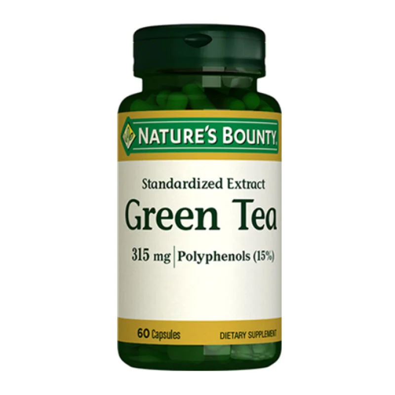 Nature's Bounty Green Tea 315 mg. Food Supplement 60 capsules