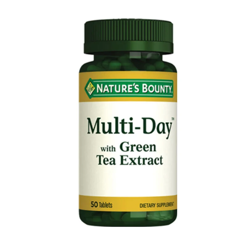 Nature's Bounty Multi-day Green Tea Extract Food Supplement 50 tablets