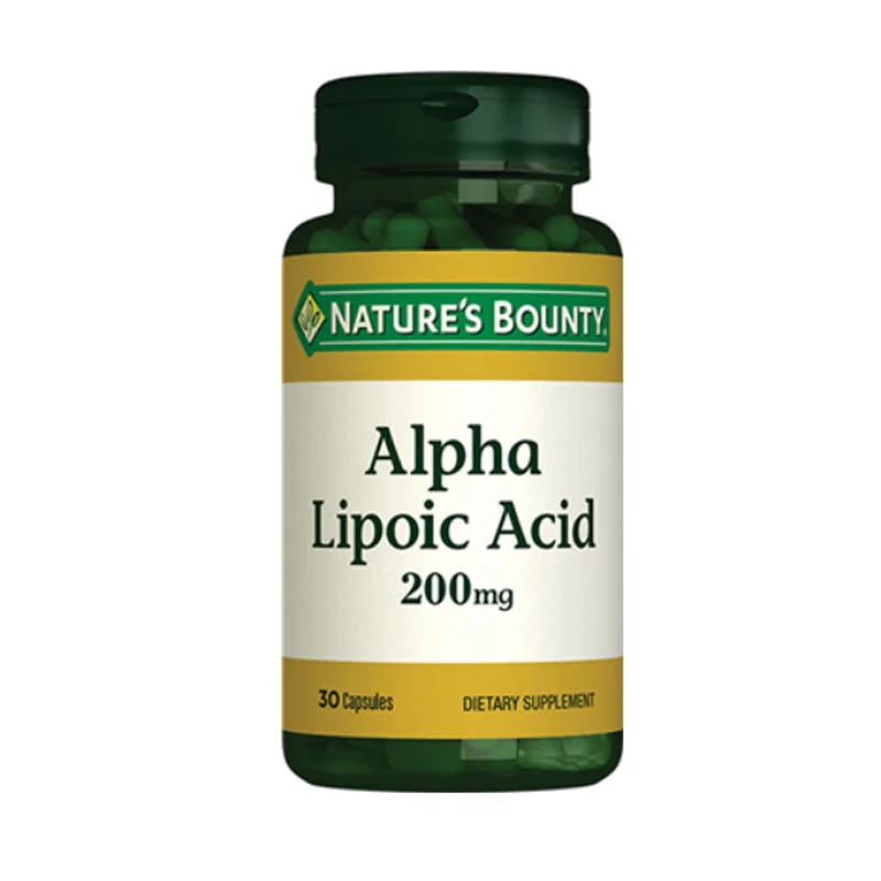 Nature's Bounty Alpha Lipoic Acid 200 mg Food Supplement 30 capsules