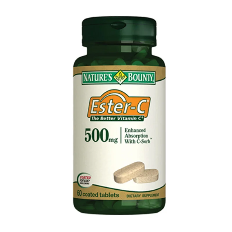 Nature's Bounty Ester-c 500 mg Food Supplement 60 tablets