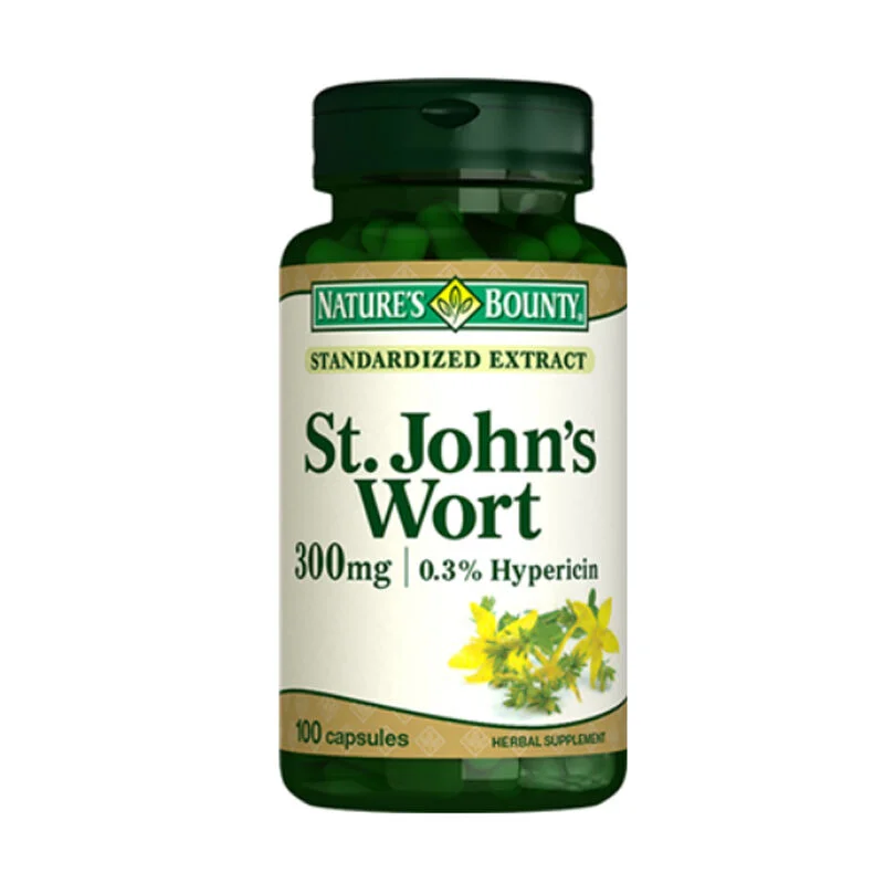 Natures Bounty St. Johns Wort 300 mg Food Supplement 100 capsules