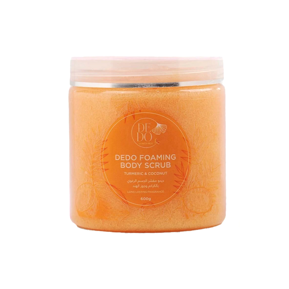 Dido Coconut and Turmeric Foaming Sugar Scrub 600g