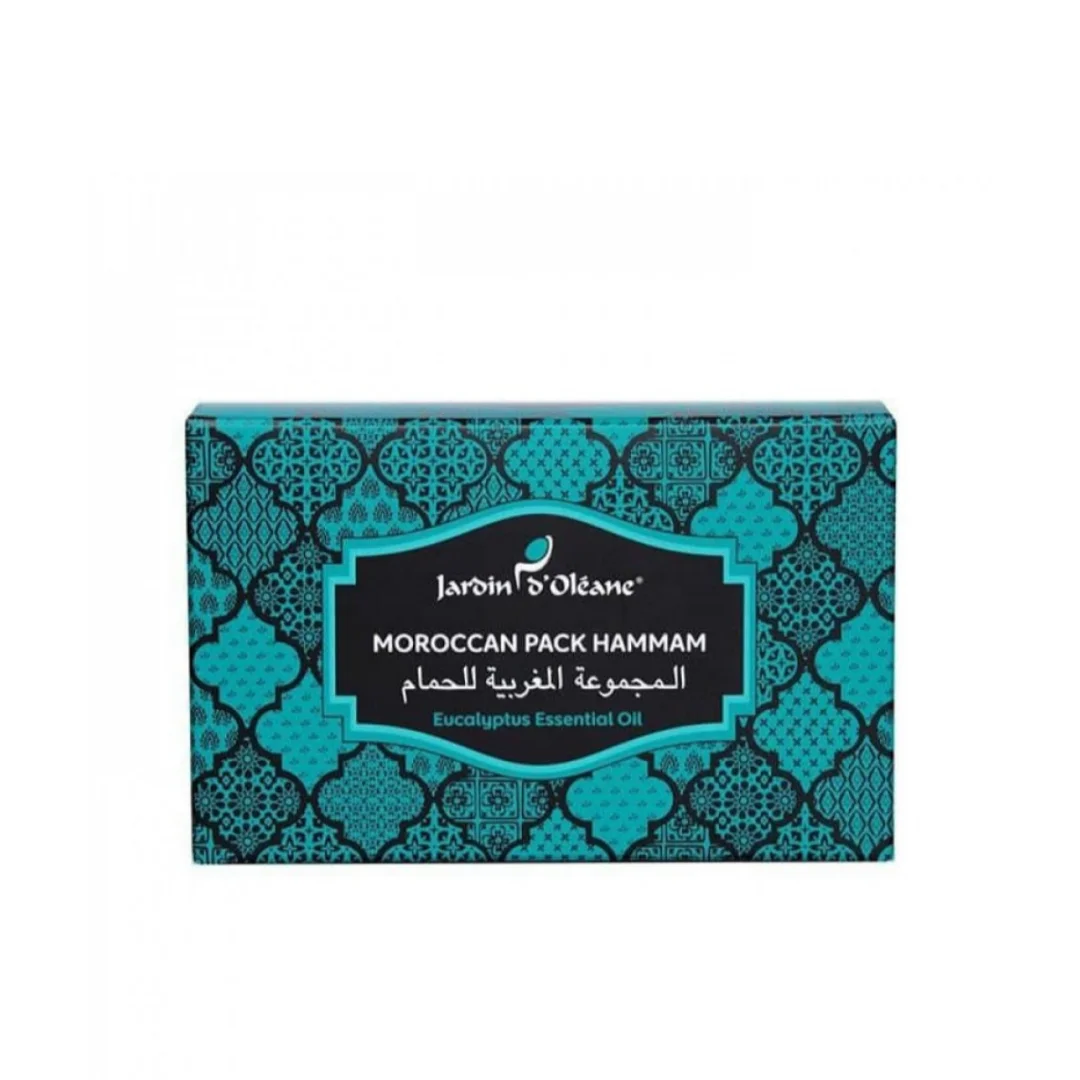Olyan Garden Moroccan Bath Set with Eucalyptus Essential Oil