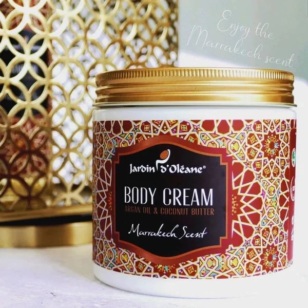 Garden Olean Body Cream with Argan Oil and Coconut Butter - 500 ml