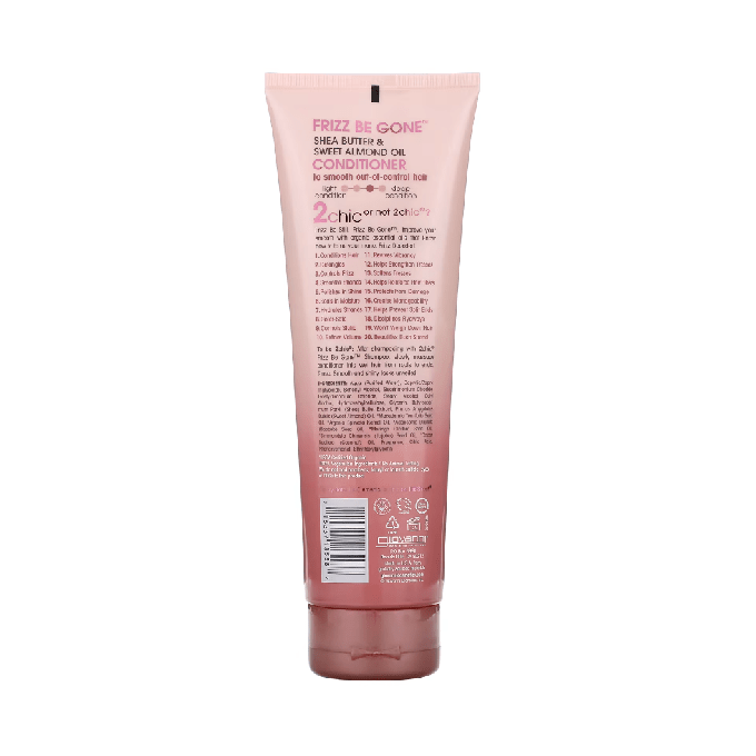 Giovanni 2 Chic Frizz Be Gone Hair Smoothing and Styling Balm with Shea Butter and Sweet Almond Oil - 250 ml