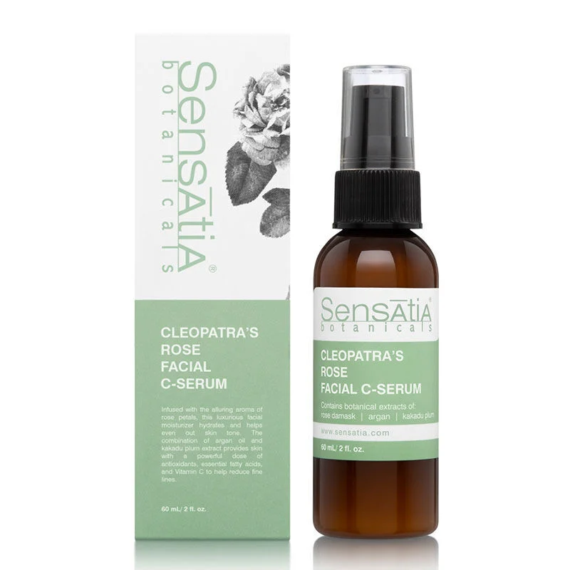 Sensatia Botanicals سيروم فيتامين سي برائحة وردة كليوباترا من سينساتيا بوتانيكالز، 60 مل