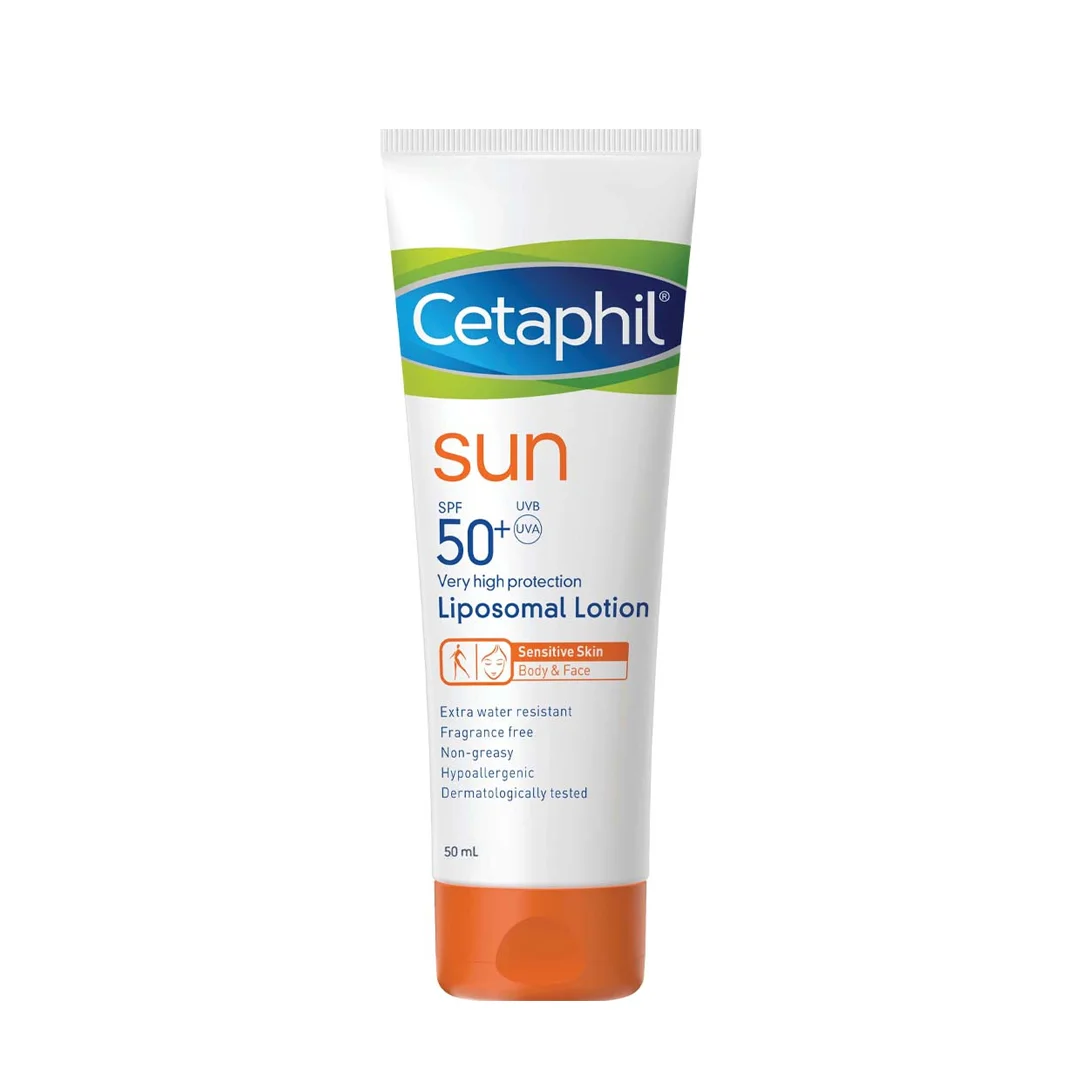 Cetaphil 100ml liposomales Sonnencreme SPF50 für trockene und empfindliche Haut
