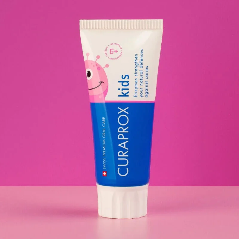 معجون أسنان كورا بروكس إنزيكال للأطفال بنكهة البطيخ +6 سنوات 60 مل Curaprox