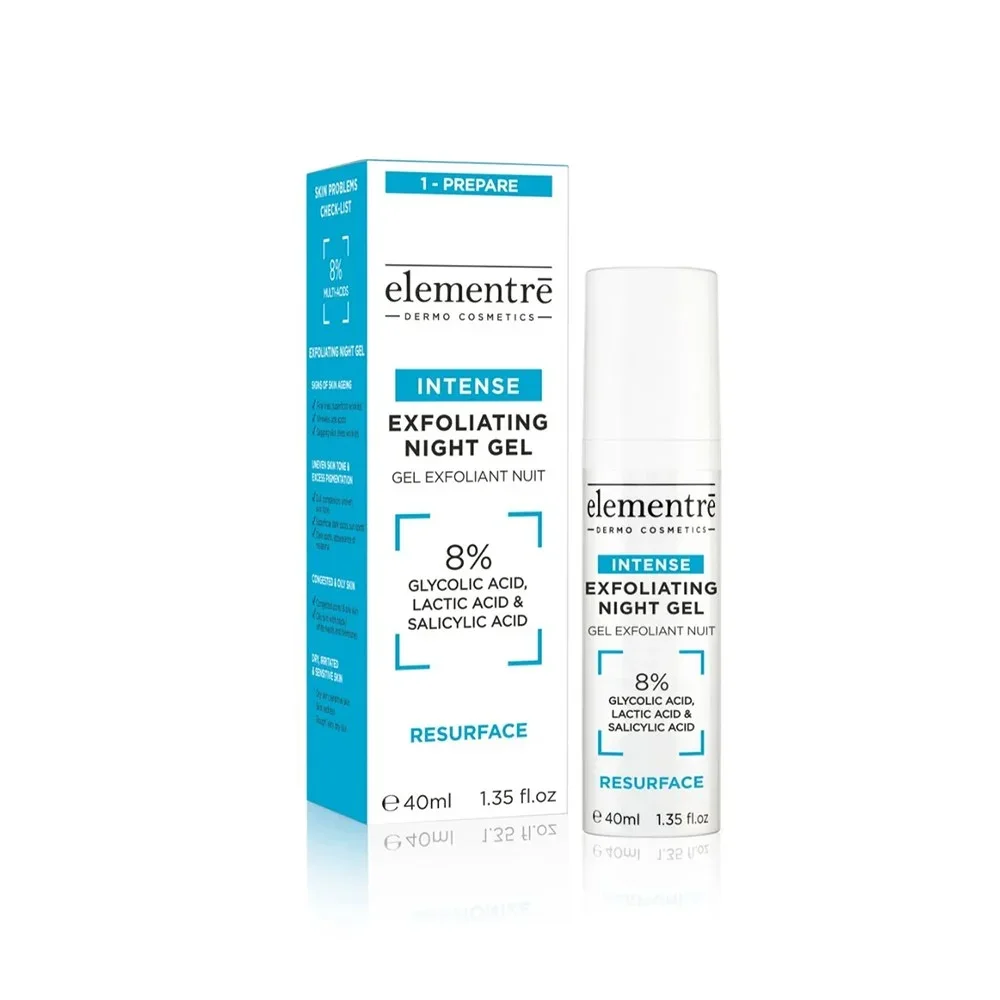Peeling Nachtcreme mit Peeling-Säuren 40ml von Elementree