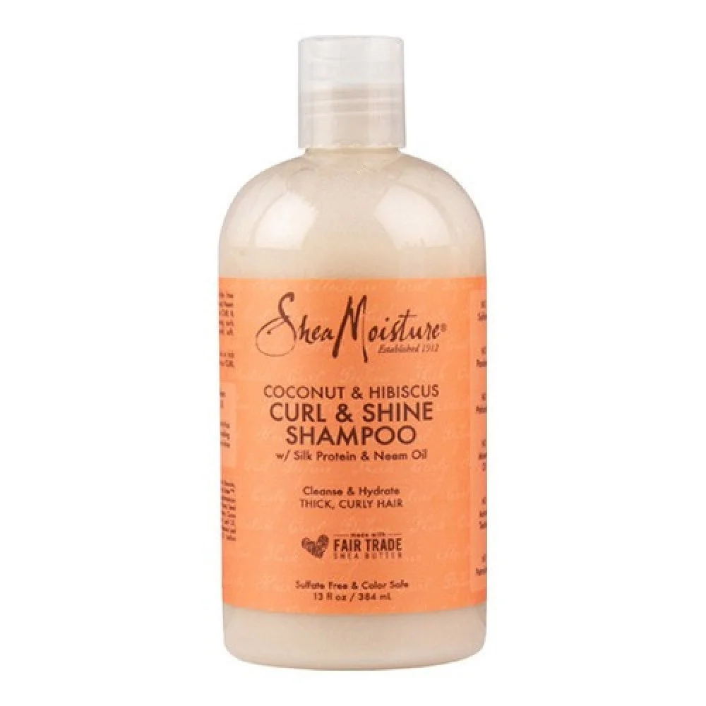 Shea Moisture Hibiscus And Coconut Curl And Shine Shampoo 384 ml