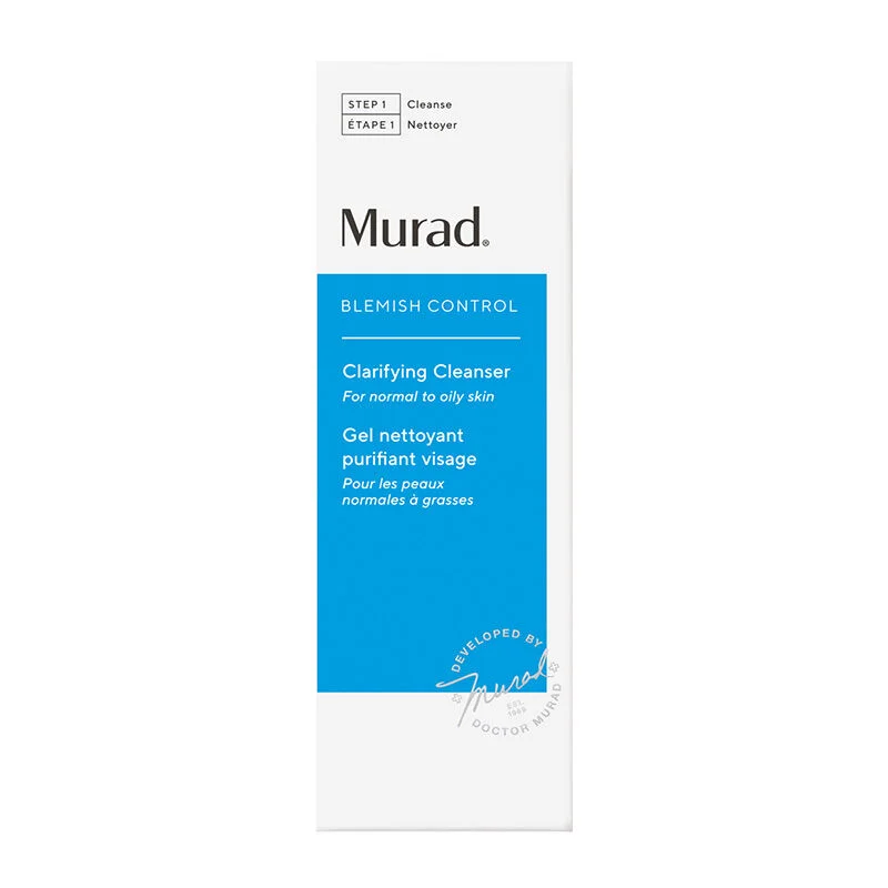 Murad Clarifying Cleanser – Purifying Antibacterial Effective Facial Cleansing Gel 200 ml
