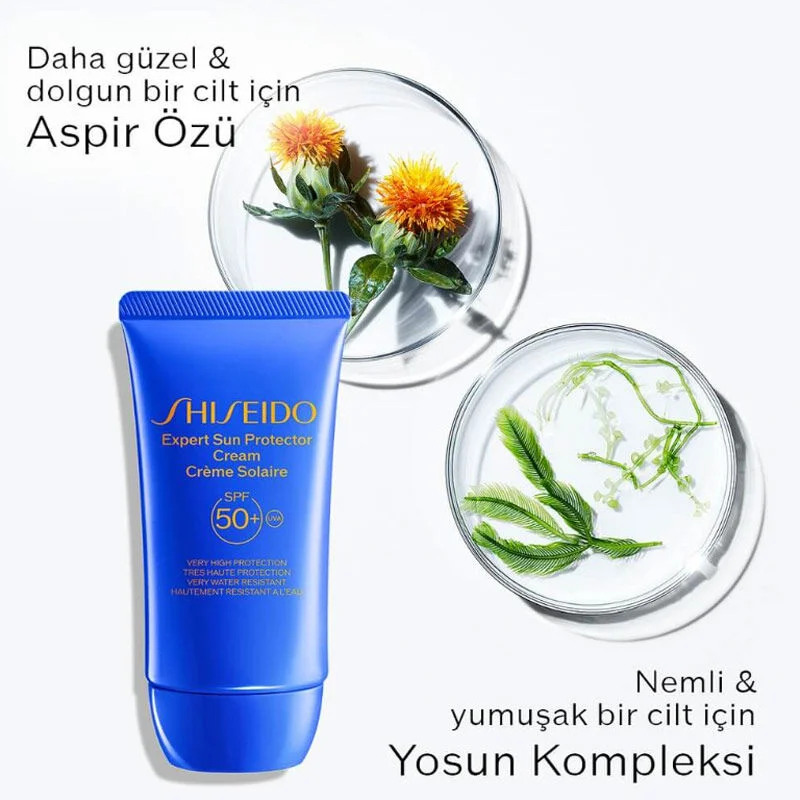 Shiseido Gsc Blue Expert Sun Protector Spf50+ Sunscreen Cream 50 ml