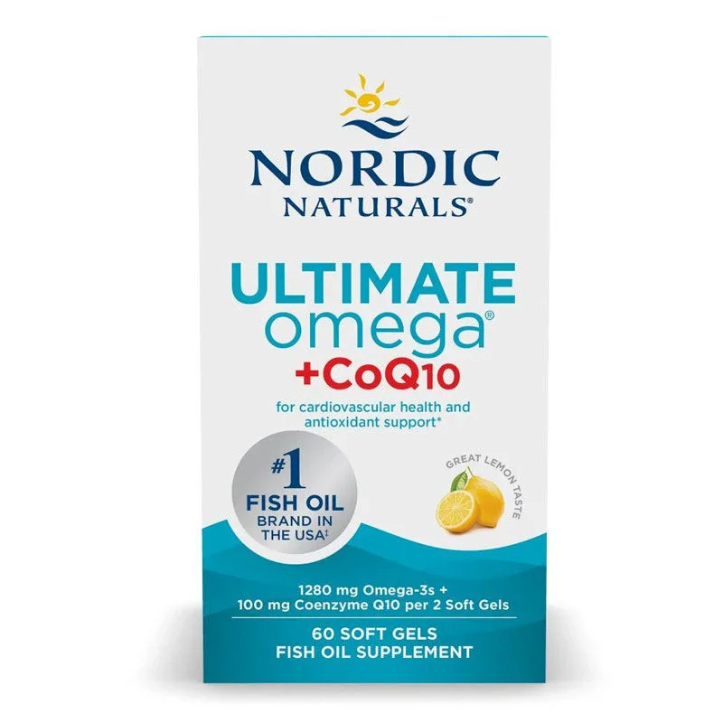 Nordic Naturals Ultimate Omega + Coq10 60 softgels
