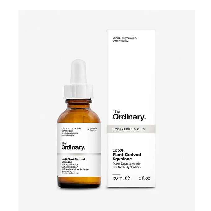 The Ordinary 100% Plant-derived Skin Moisturizing Squalane Oil.