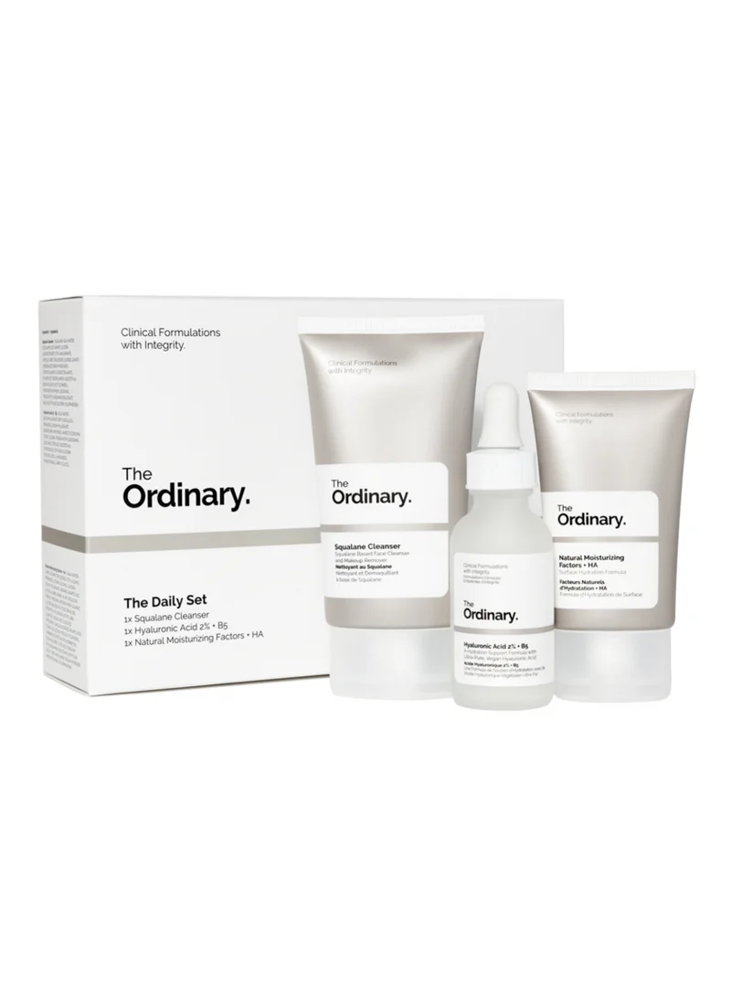 The Ordinary Daily Skin Care Set: Serum + Cream + Cleanser
