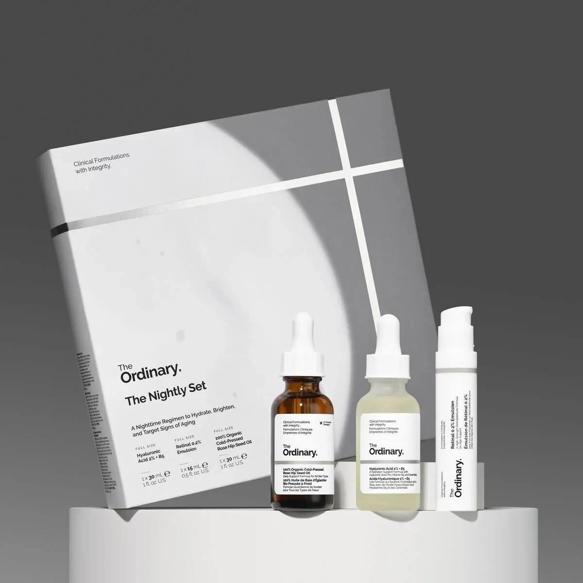 The Ordinary Night Set for Hydrating, Brightening, and Targeting Signs of Aging