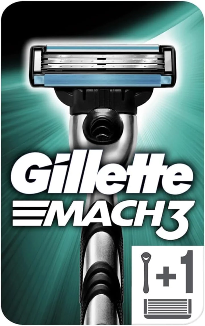 Gillette Microfin Razor Mach 3 for Men with Skin Protector