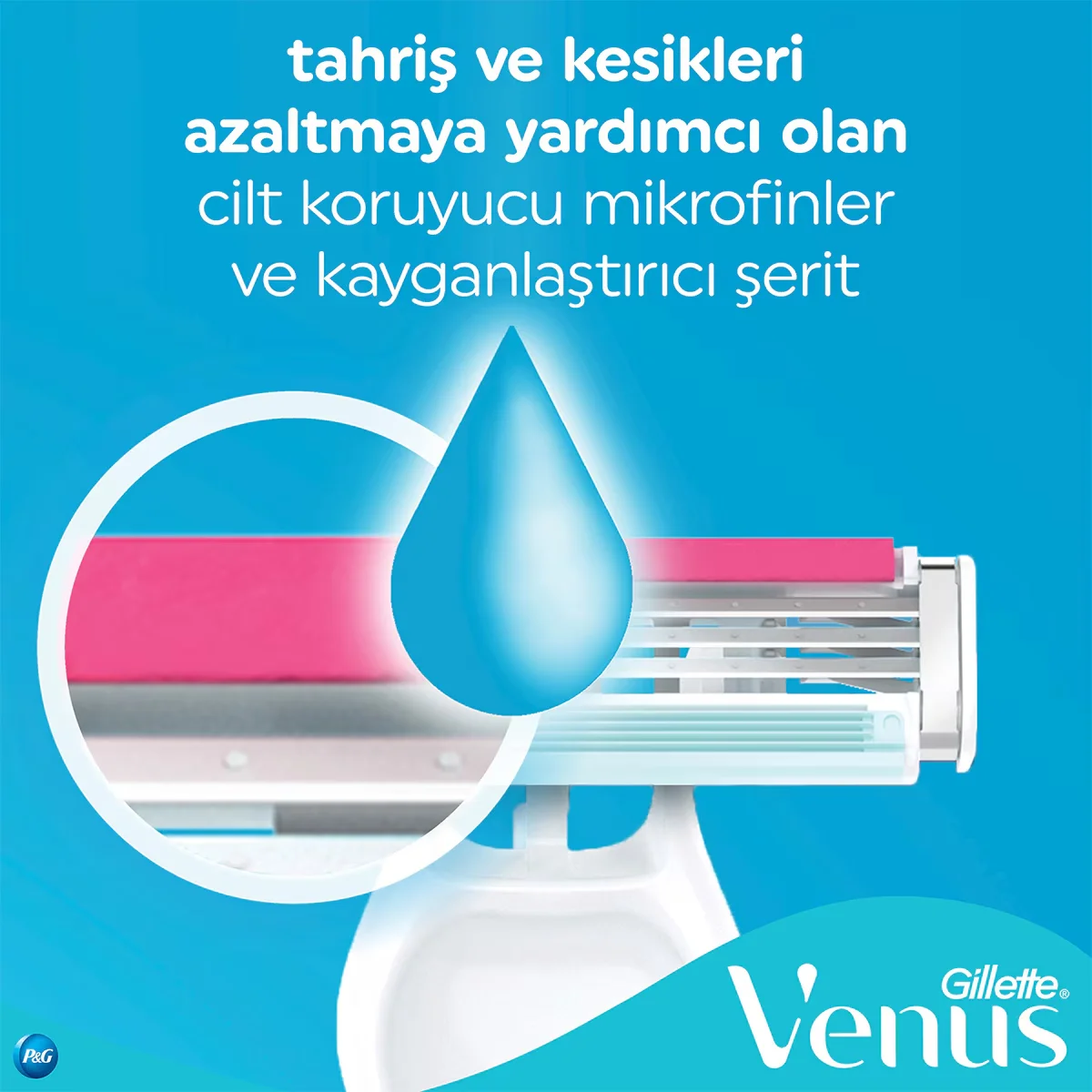 Gillette Venus Colorful 3 blade Disposable Women's Razor 4 + 2 pcs