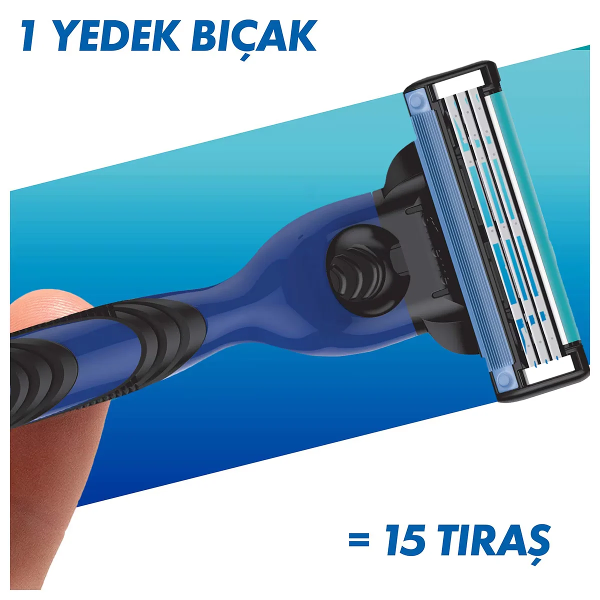 Gillette Mach3 razor + Spare Razor Blade 2-pack