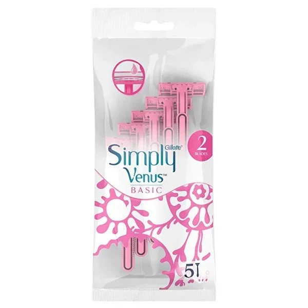 Gillette Venus Basic Razor Simply Disposable 5-pcs