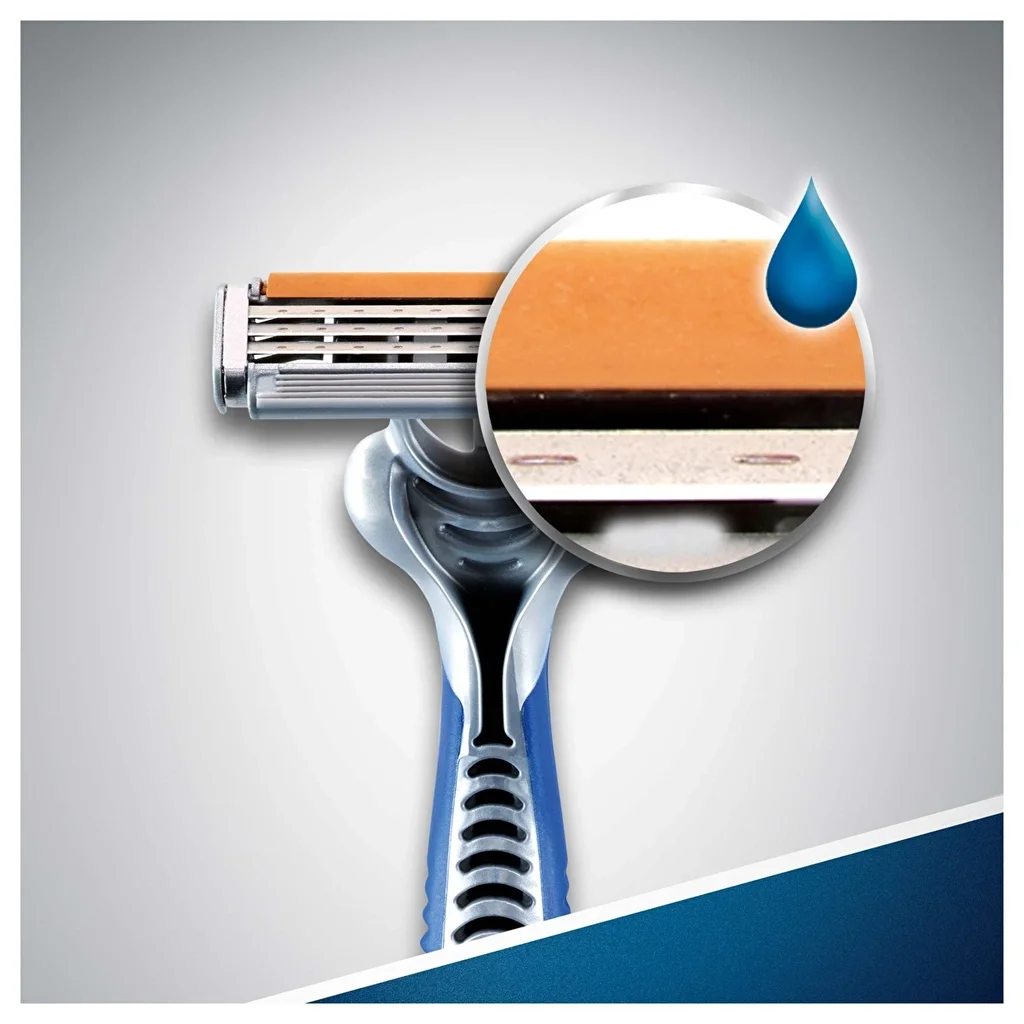 Gillette ماكينة حلاقة جيليت بلو 3 للاستخدام مرة واحدة عبوة من 6 قطع