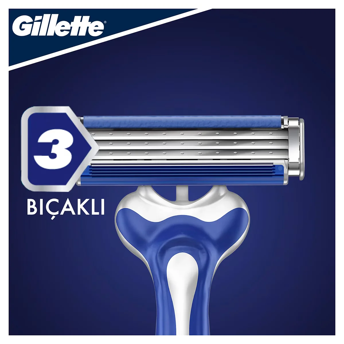 Gillette ماكينة حلاقة جيليت بلو 3 للبشرة الحساسة للاستخدام مرة واحدة، 6 قطع