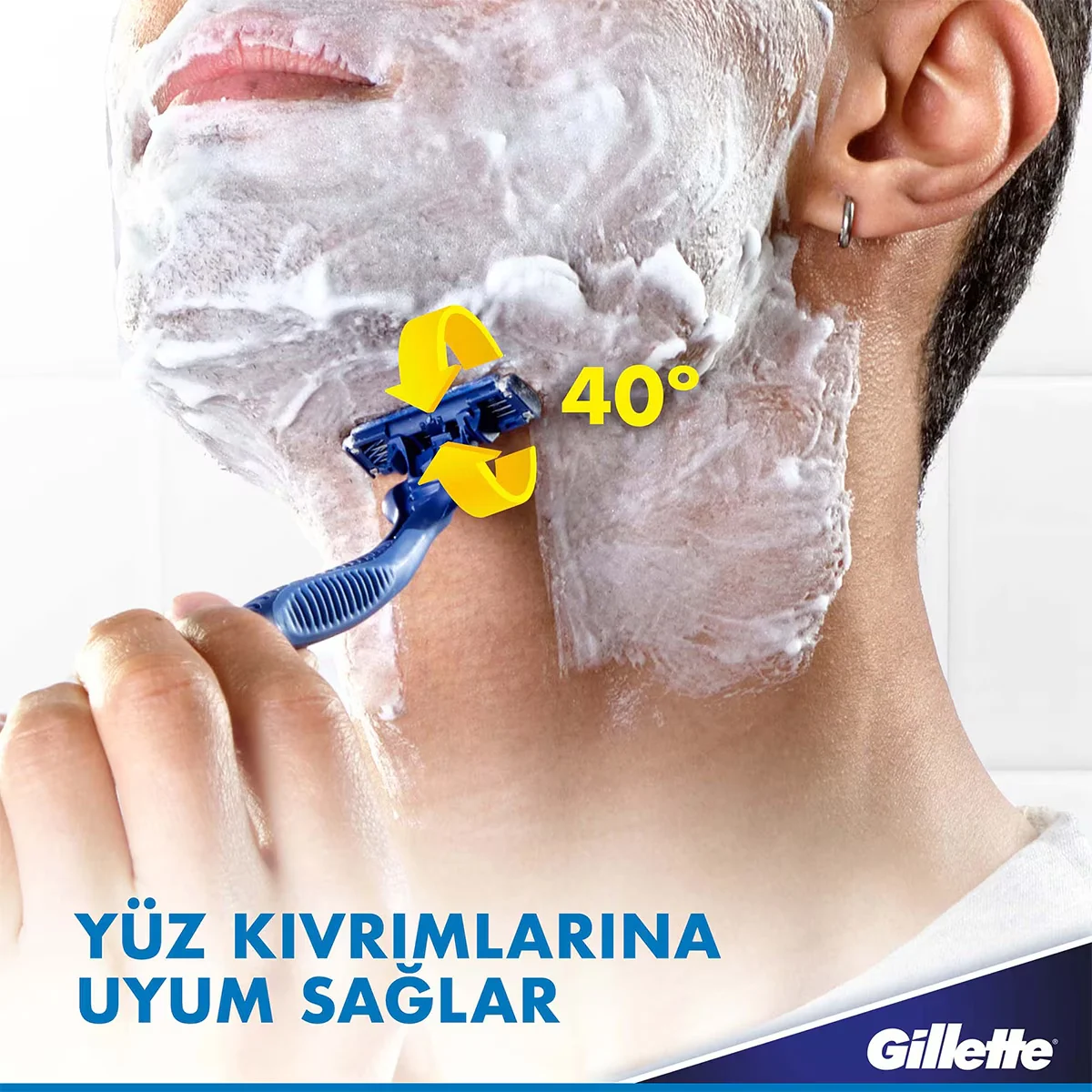 Gillette ماكينة حلاقة جيليت بلو 3 كومفورت للاستخدام مرة واحدة، 12 قطعة
