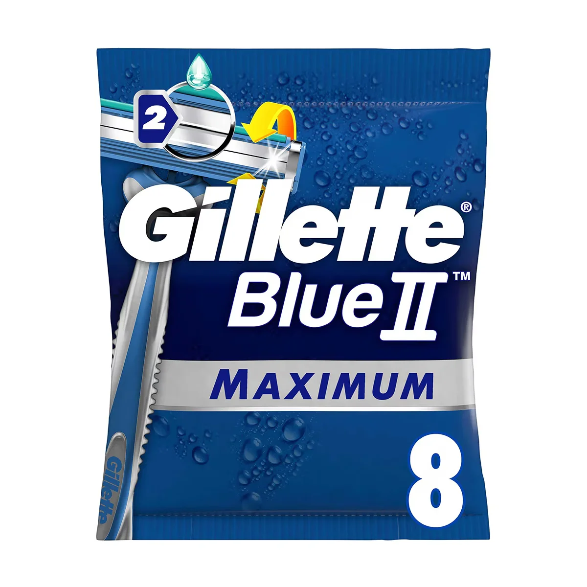Бритва Gillette Blue 2 Maximum Sensitive 8 лезвий