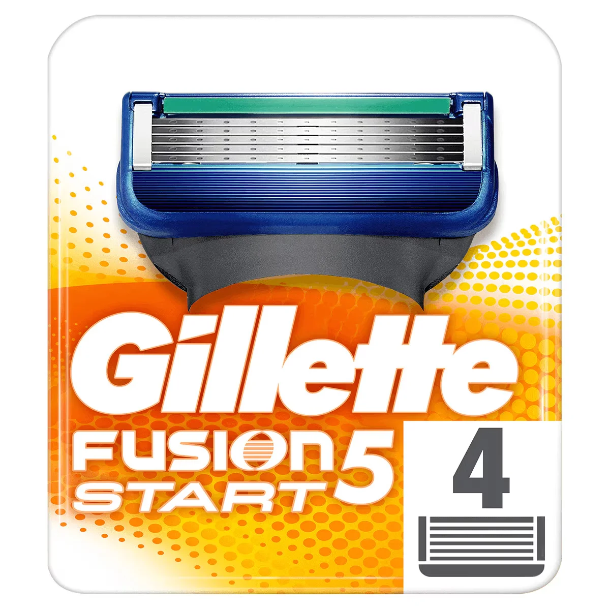 Gillette شفرة حلاقة جيليت فيوجن ستارت البديلة 4 قطع