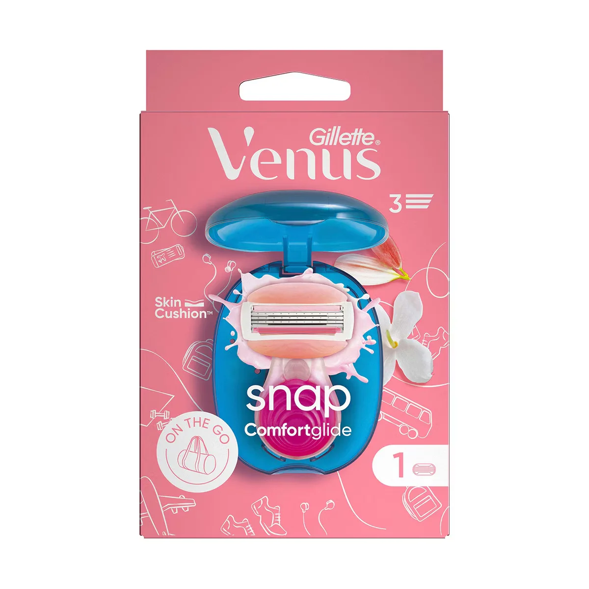 Gillette Venus Comfortglide Snap Breeze Razor (travel Size)