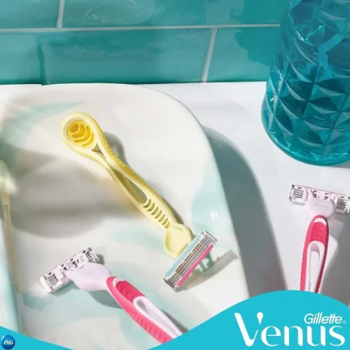 Gillette مجموعة شفرات جيليت سيمبلي فينوس 3 دراغون فروت للاستخدام مرة واحدة، مكونة من 3 قطع