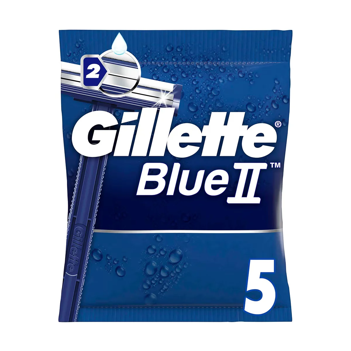 Gillette Razor Blue 2 Regular 5 pcs