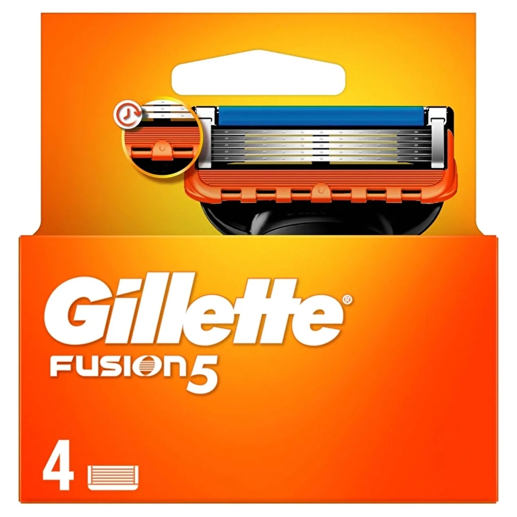 Gillette Fusion 4 pcs Spare Razor Blades