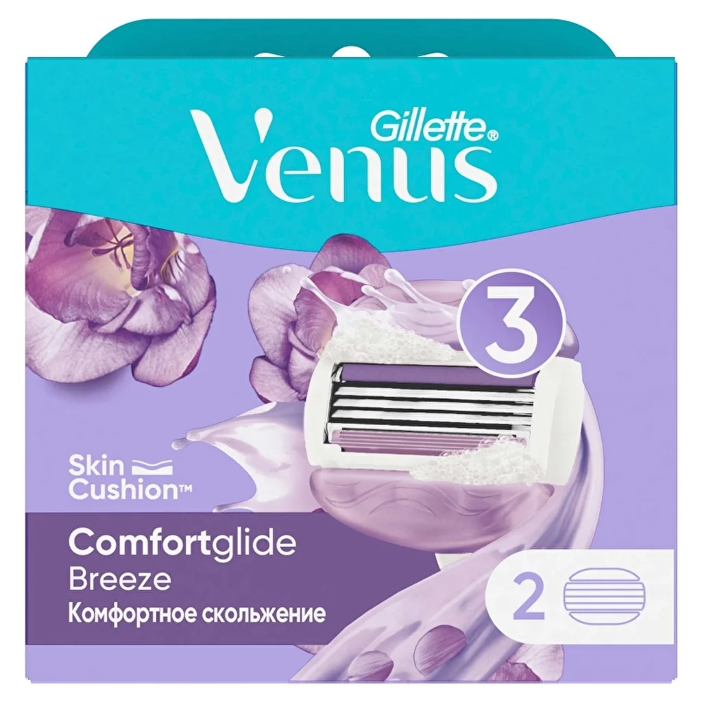 Gillette Venus Comfortglide Olay Refill Razor Blade 2 pack
