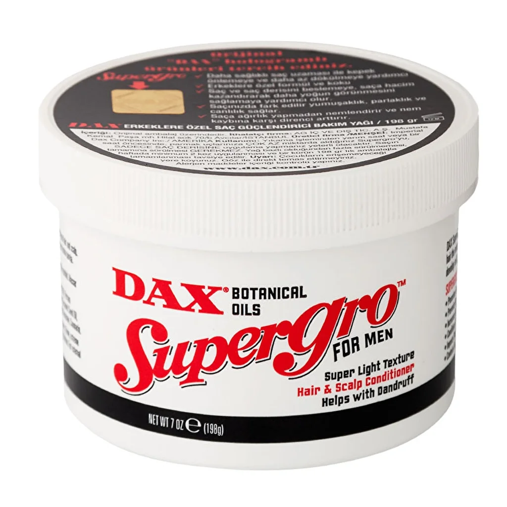 Dax Supergro Hair Care Oil for Men - Strengthen &amp; Nourish 198g