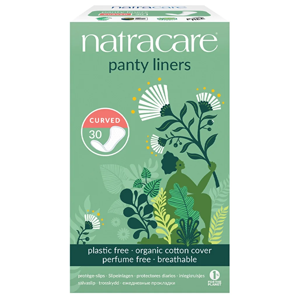 Natracare Organic Daily Pad Anatomically Shaped 30 pcs